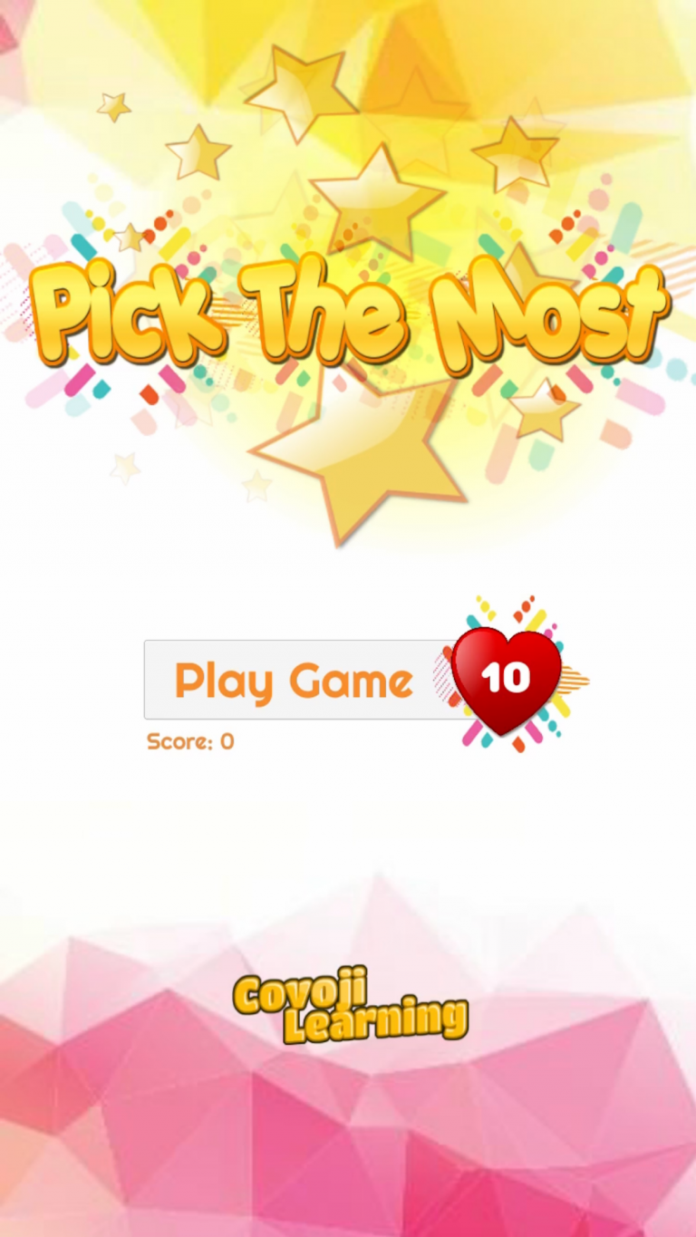 Pick The Most | Covoji Learning