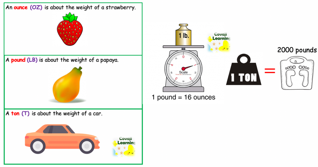 Units Measurement of Weight | Covoji Learning